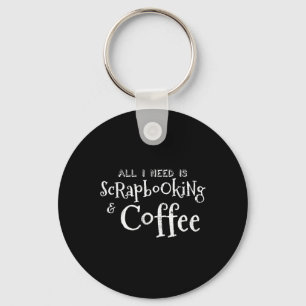 Scrapbooking Coffee  Sleutelhanger