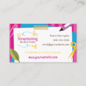 Scrapbooking Crafts Visitekaartje (Voorkant)
