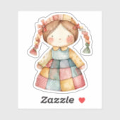 Scrapbooking Doll Sticker (Vel)