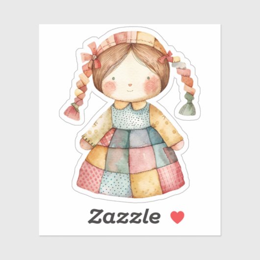 Scrapbooking Doll Sticker (Vel)