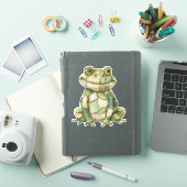 Scrapbooking Frog Sticker (iPad Cover)