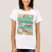 Scrapbooking herinnert me eraan dat ik gezegend be t-shirt (Voorkant)
