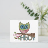 Scrapbooking is een Hoot Briefkaart (Staand voorkant)
