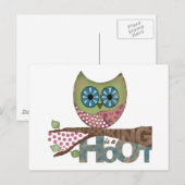 Scrapbooking is een Hoot Briefkaart (Voorkant / Achterkant)