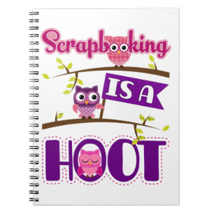 Scrapbooking is een Hoot Cute Scrapbooker Notitieboek