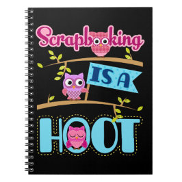 Scrapbooking is een Hoot Scrapbooker Scrapbook Notitieboek