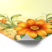 Scrapbooking Junkjournal Vintage Blumen Download Poster (Hoek)