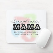 Scrapbooking Mama Tshirts en Gifts Muismat (Met muis)