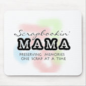 Scrapbooking Mama Tshirts en Gifts Muismat (Voorkant)