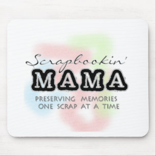 Scrapbooking Mama Tshirts en Gifts Muismat