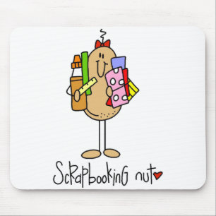 Scrapbooking Noten T-shirts en Cadeaus Muismat