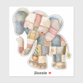 Scrapbooking Olifant Sticker (Vel)
