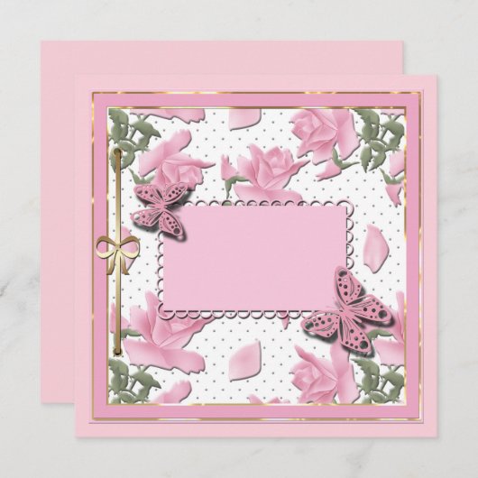 Scrapbooking roze (Voorkant / Achterkant)