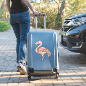 Scrapbooking Roze Flamingo Sticker (Koffer Insitu)