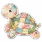 Scrapbooking Schildpad Sticker (Voorkant)