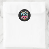 Scrapbooking Scrapbook Dit is mijn Crop Top Ronde Sticker (Tas)