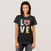 Scrapbooking Scrapbooker LOVE T-shirt (Voorkant volledig)