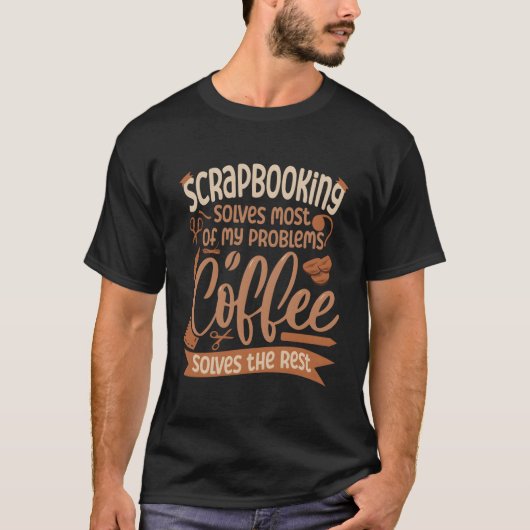 Scrapbooking Scrapbooking lost het grootste deel v T-shirt (Voorkant)