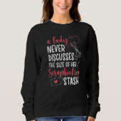 Scrapbooking Stash Scrapbook Scrapbooker Premium Trui (Voorkant)