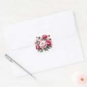 Scrapbooking Sticker Waterverf pioenen (Envelop)