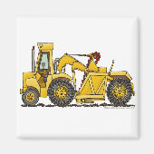 Scraper Dirt Mover Graafmachine Bouwmagneten Magneet (Voorkant)