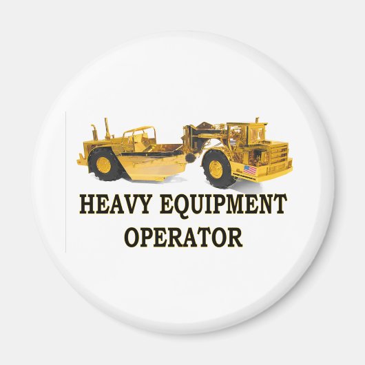 SCRAPER EARTH MOVER MAGNEET (Voorkant)