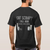Scrapper I Love Heavy Metal Adverteren Shirt (Achterkant)