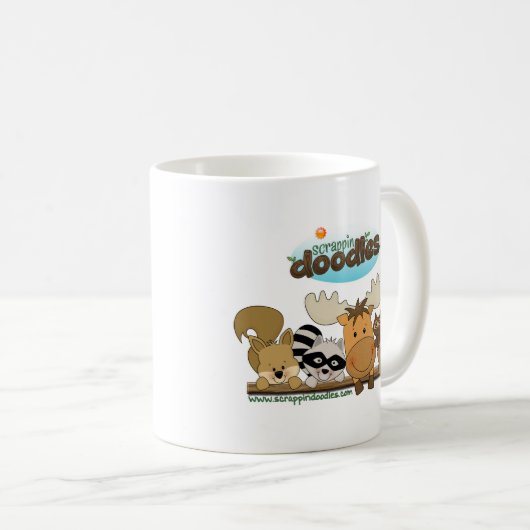 Scrappin Doodles Original Logo Mok (Voorkant rechts)