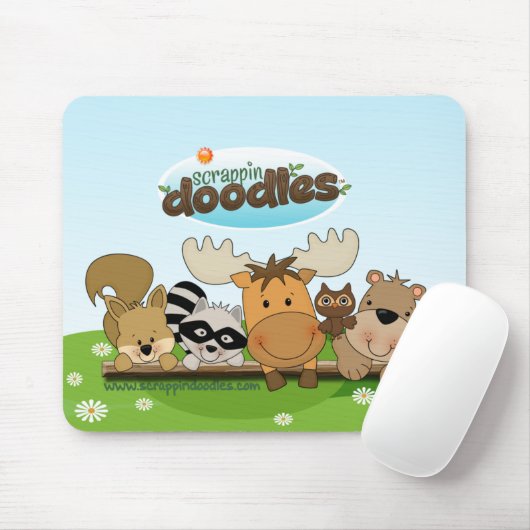 Scrappin Doodles Original Logo Muismat (Met muis)
