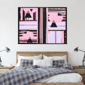 Scrapple Tackle Teen Canvas Afdruk (Insitu (Slaapkamer))