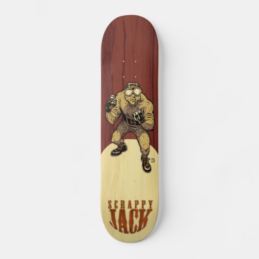 Scrappy Jack Persoonlijk Skateboard (Voorkant)