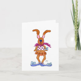 Scrappy Rabbit Valentijnsdag Note Kaart
