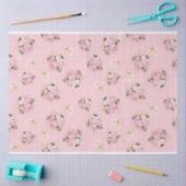 Scrappy roze Floral Series Design 7 Tissuepapier (Craft)