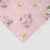 Scrappy roze Floral Series Design 7 Tissuepapier (Detail)