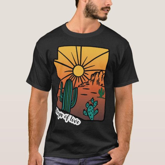 Scraps of Love Arizona Sunset T-shirt (Voorkant)