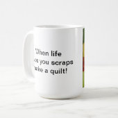 Scraps Quilter's Mok (Voorkant links)