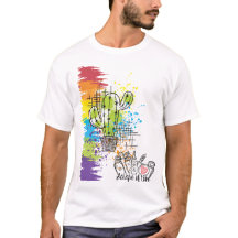 Scraps van Liefde Kleurrijke Cactus