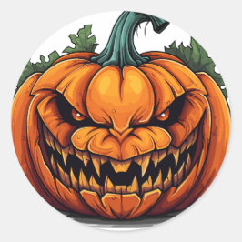 Scrary pompoen, Halloween Sticker