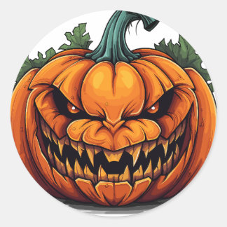 Scrary pompoen, Halloween Sticker