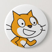 Scratch Cat Button (Voorkant)