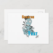 Scratch dat briefkaart (Voorkant / Achterkant)