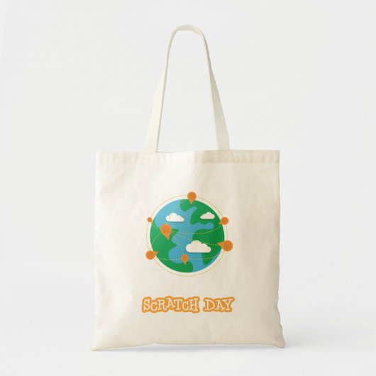 Scratch Day Canvas tas (Voorkant)