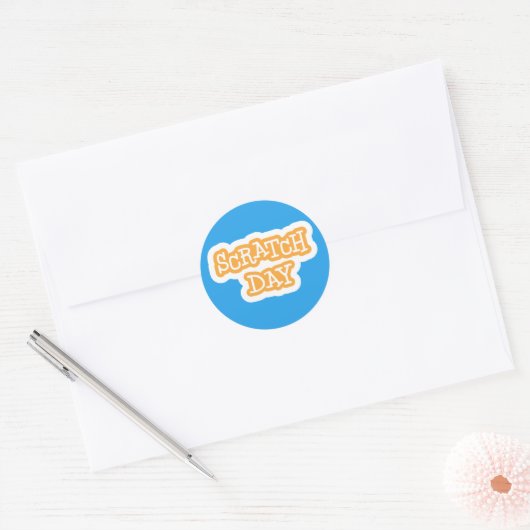 Scratch Day Logo Sticker (Envelop)
