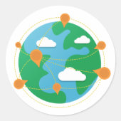 Scratch Day Sticker (wit) (Voorkant)