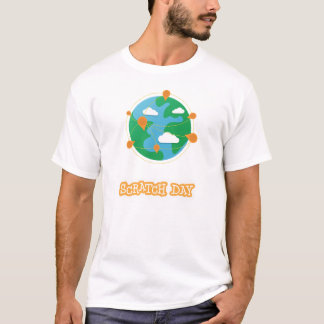 Scratch Day Wereldbol Shirt (Mannen)