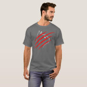 Scratch de kat grappig t-shirt (Voorkant volledig)