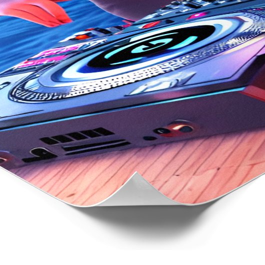 SCRATCH DJ POSTER (Hoek)