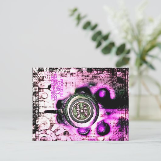 Scratch en Sniff... Briefkaart (Staand voorkant)