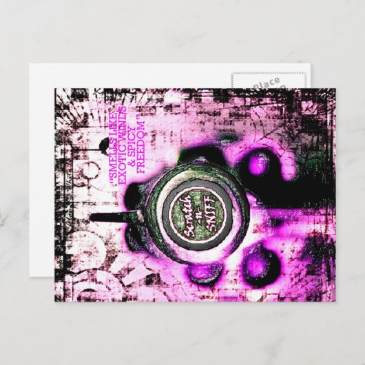 Scratch en Sniff... Briefkaart (Voorkant / Achterkant)