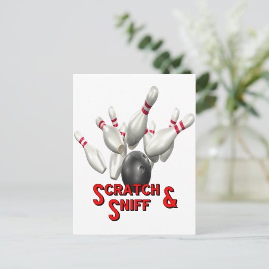 Scratch en Sniff Briefkaart (Staand voorkant)